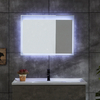 CE IP44 New Style 4 Sides Frame Illuminated LED Bathroom Mirror 