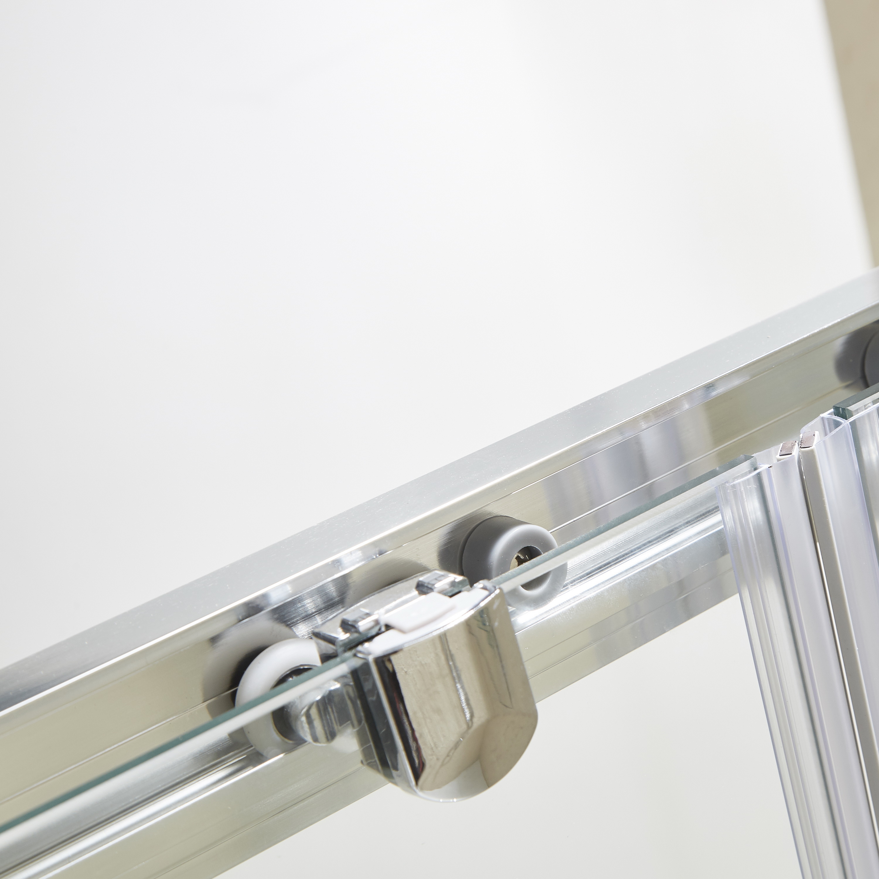 Glass Shower Door with 6MM 8MM Tempered Nano Glass Anti Exploding Film Protected