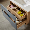 New Design Painting And Melamine Modern Bathroom Cabinet with Basin Vanity Set