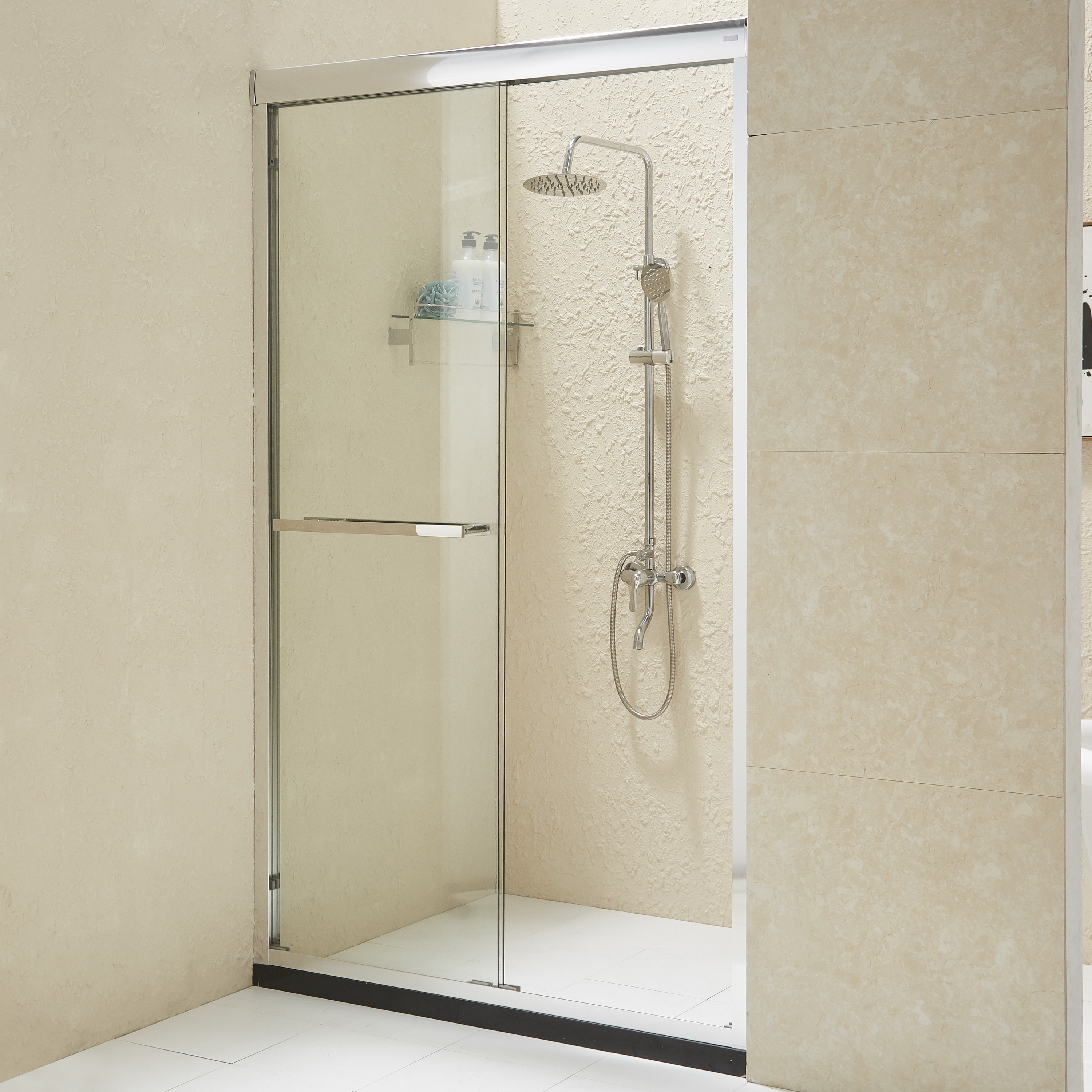 New Twin Door Temperd Glass 8MM Shower Enclosure Sliding Shower Door