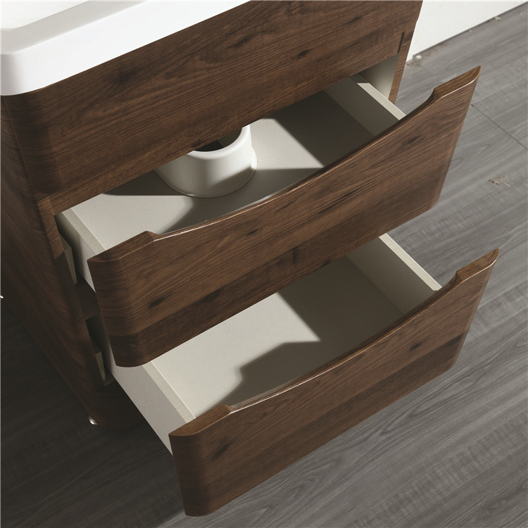 Entop European Style Bathroom Vanity Wall Wood Cabinets Antique Furniture Bathroom for Hotel 2 Door Bathroom Wall Cabinet