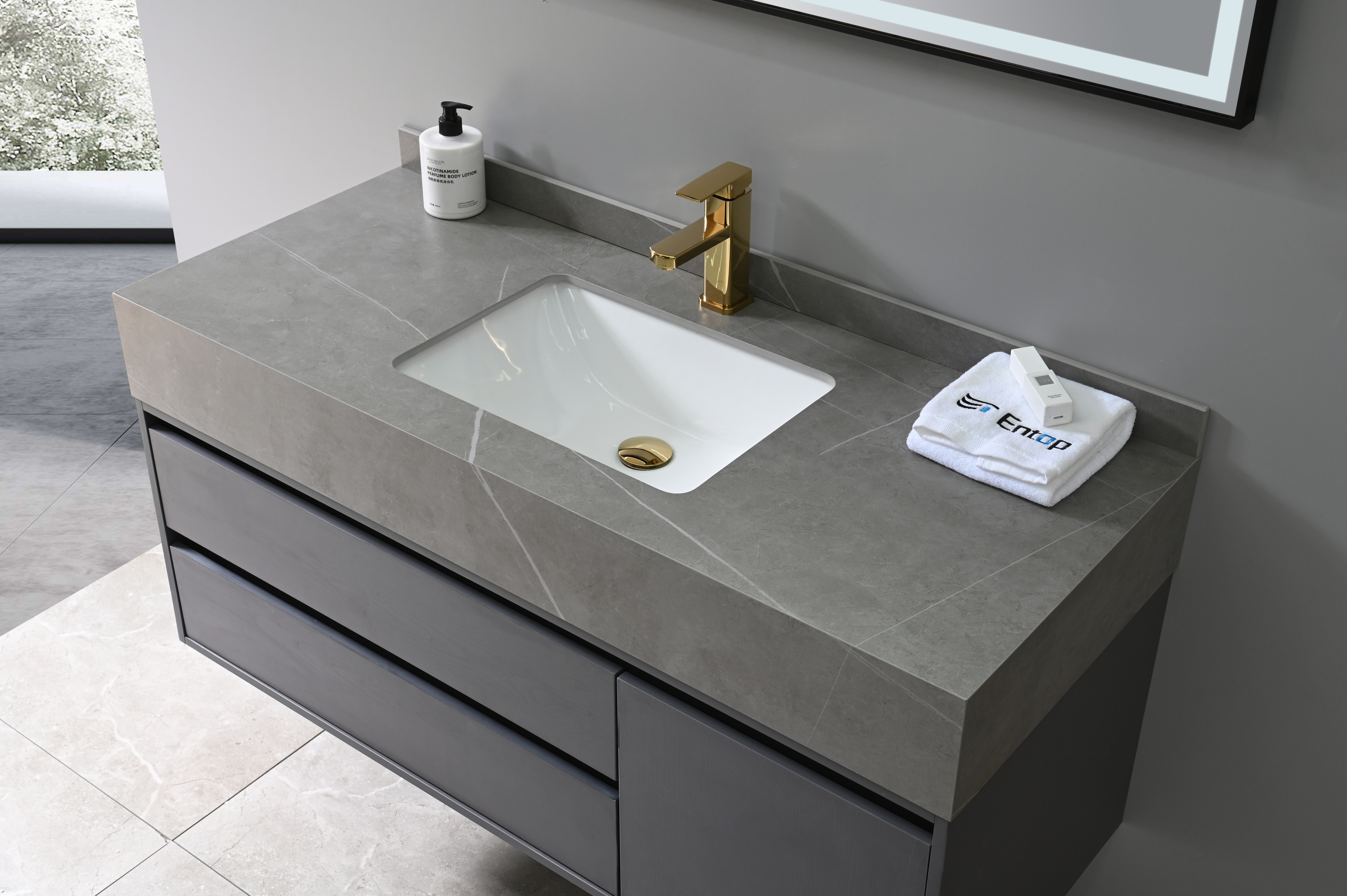 48 inch modern bathroom vanity with sink
