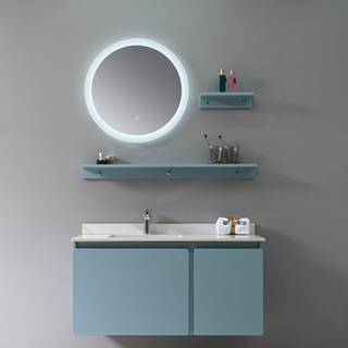 Entop Bathroom Cabinet with Led Mirror And Lacquer Surface