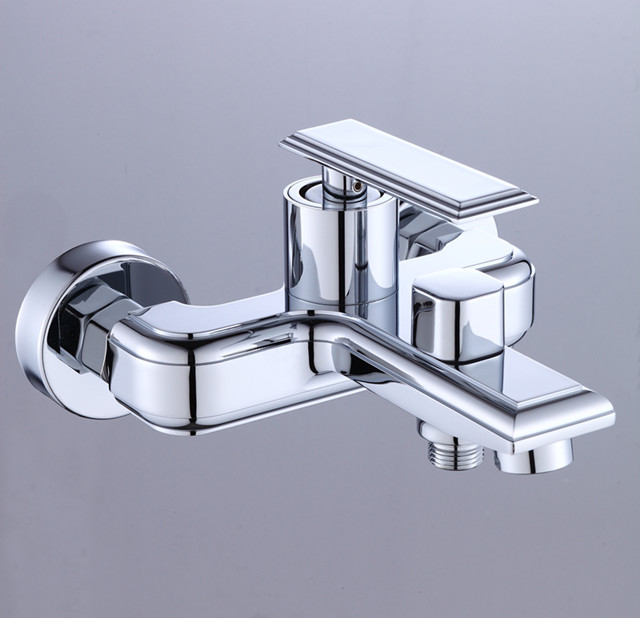  Zinc-alloy Double Hole Sinks Basin Bathroom Faucet
