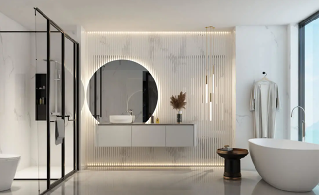 Modern Coastal Bathroom Decor 