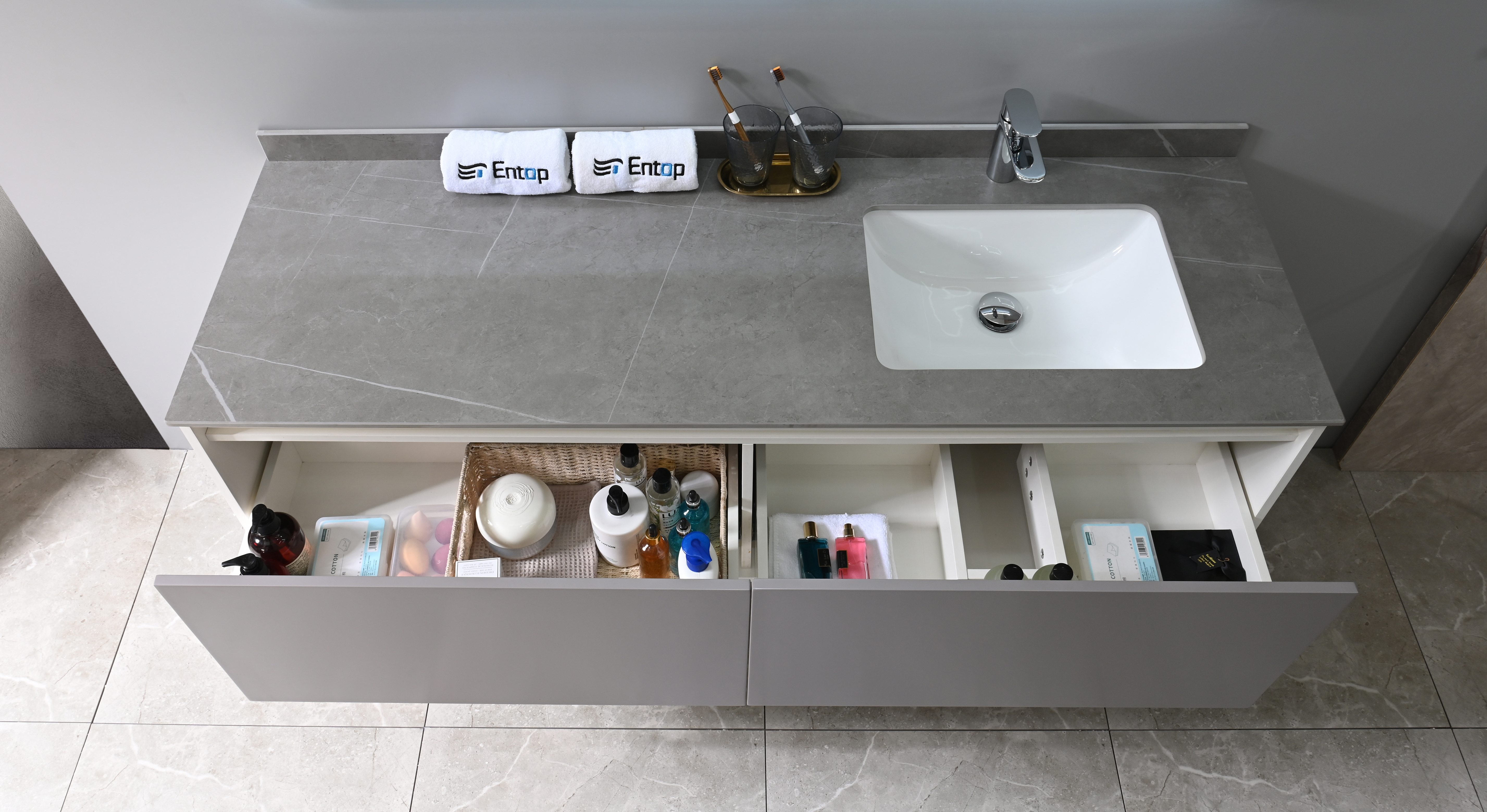 60 inch floating bathroom vanity cabinet double sink