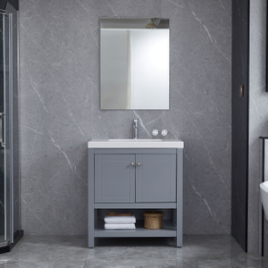 Grey Bathroom Cabinets Small Vanity