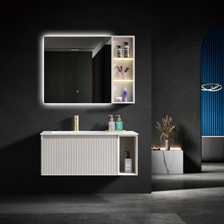 Wall Mounted Bathroom Vanity Cabinet Furniture with Mirror