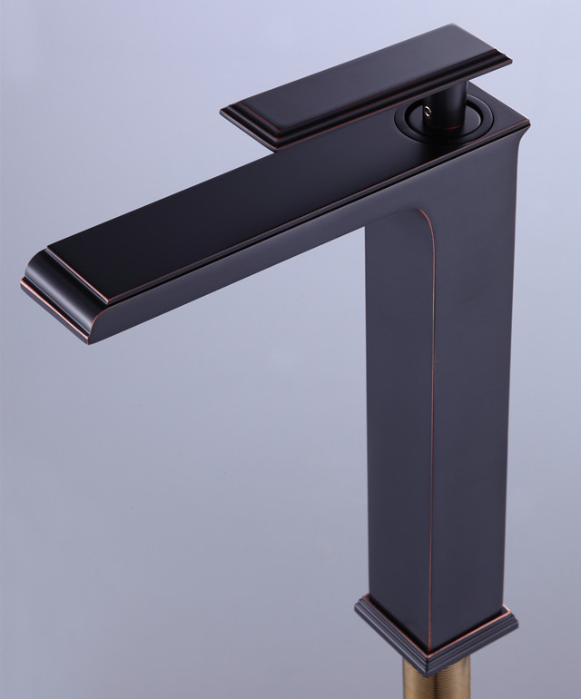 Single Hole Bathroom Washbasin Single Lever Sink Brass Copper Basin Faucet 