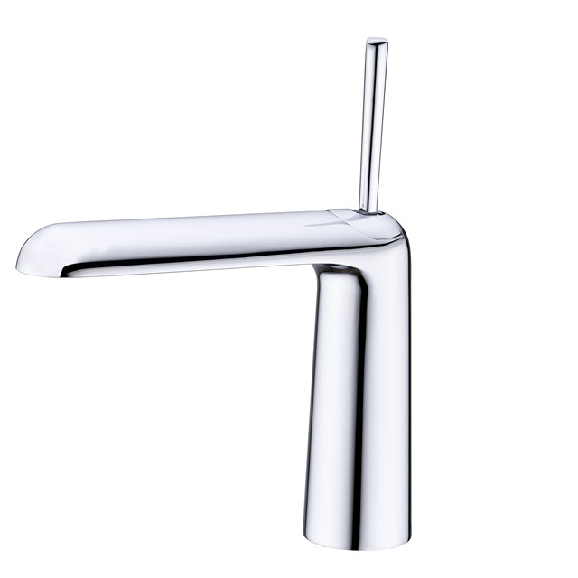 Bathroom Brass Chrome Single Handel Hot and Cold Mixer Tap Water Saving Bubbler Basin Faucet Tapware
