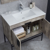 Bathroom Cabinets Floor With Iron Legs